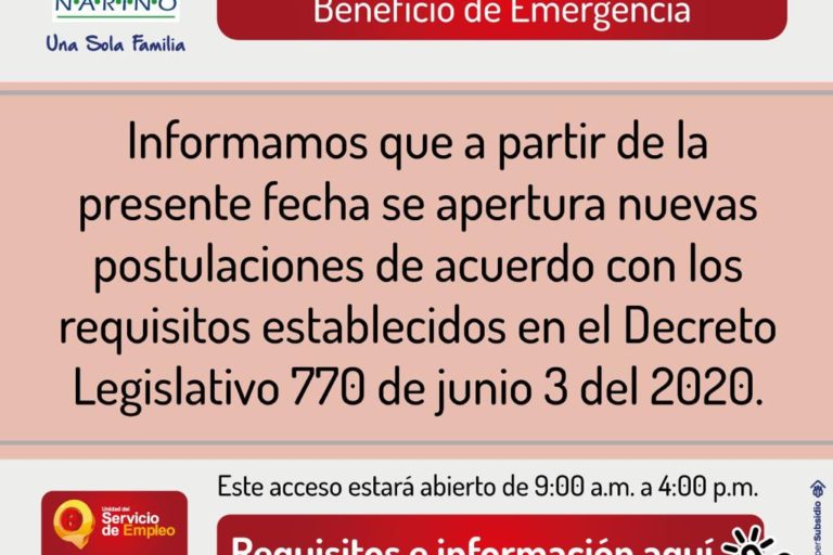 NUEVAS POSTULACIONES