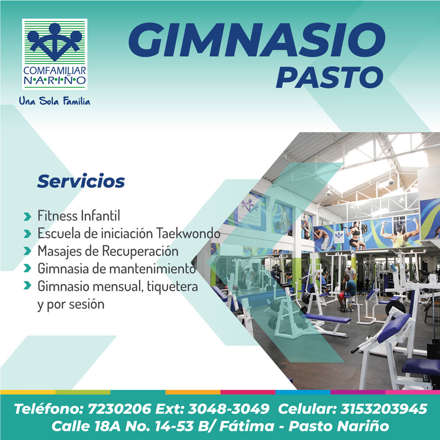 Gimnasios – Comfamiliar De Nariño – Caja De Compensación Familiar De Nariño