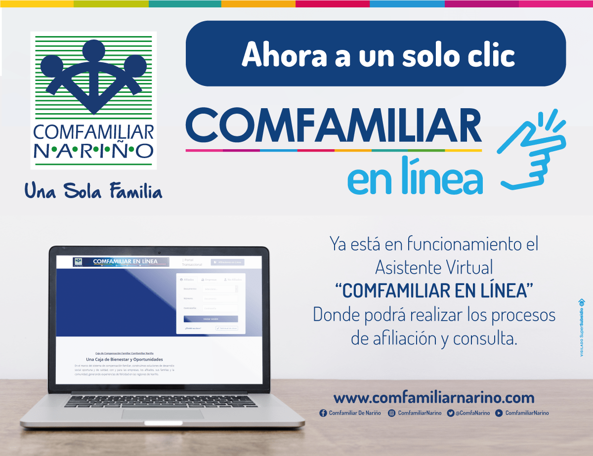 Cómo Acceder A Comfamiliar En Línea Comfamiliar De Nariño Caja De Compensación Familiar De 7882