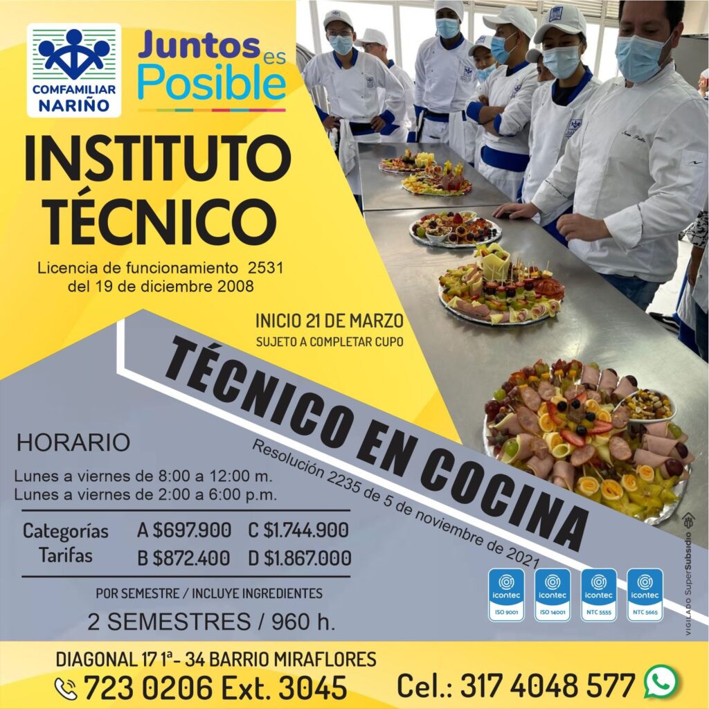 Técnico en Cocina