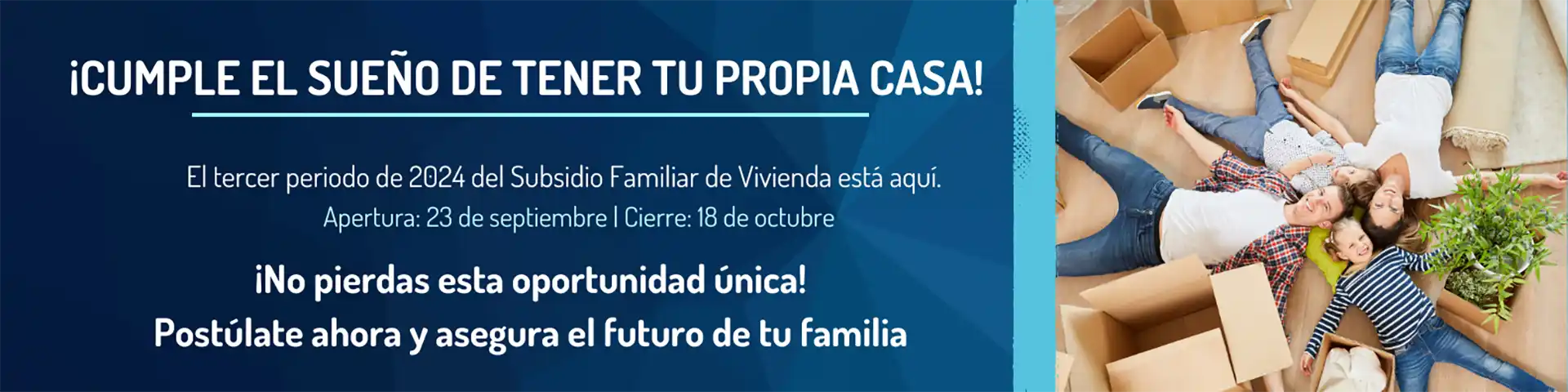 Ultima convocatoria 2024 subsidio de vivienda